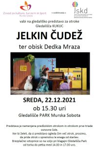 Predstava za otroke Jelkin čudež Gledališča KUKUC